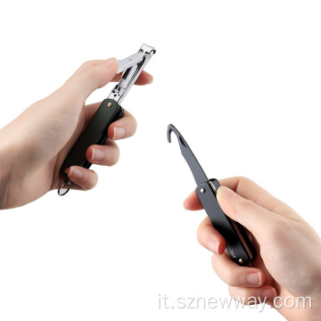 Utensile multi-funzionale Nexthool con clip per unghie